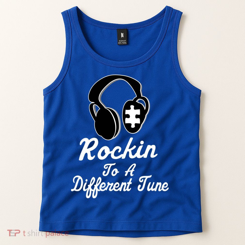 Rockin' To A Different Tune Autism Tank Top