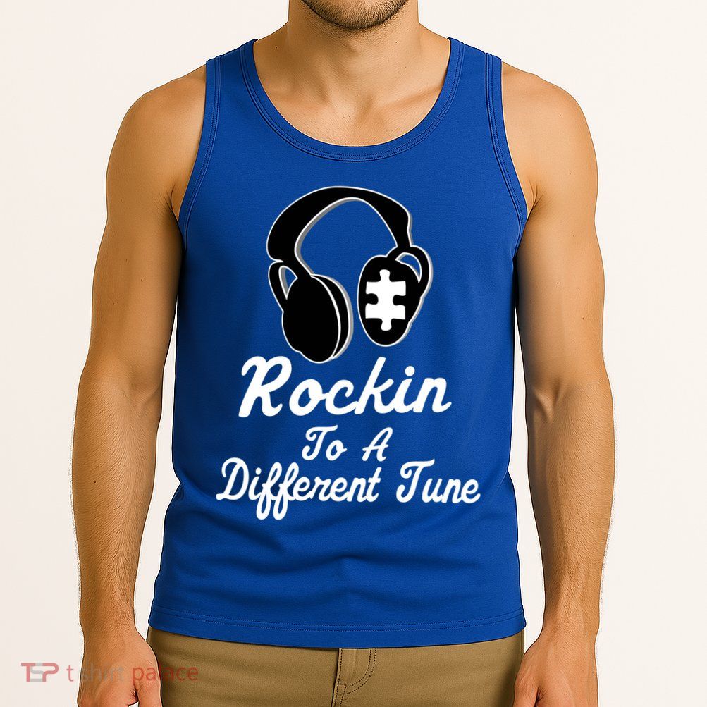 Rockin' To A Different Tune Autism Tank Top