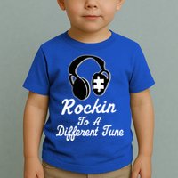 Rockin' To A Different Tune Autism Toddler T-Shirt