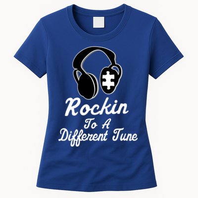 Rockin' To A Different Tune Autism Womens T-Shirt