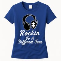 Rockin' To A Different Tune Autism Womens T-Shirt
