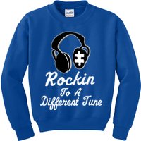Rockin' To A Different Tune Autism Kids Sweatshirt