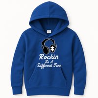 Rockin' To A Different Tune Autism Kids Hoodie