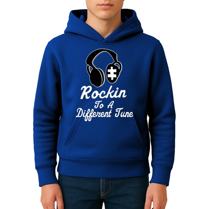 Rockin' To A Different Tune Autism Kids Hoodie