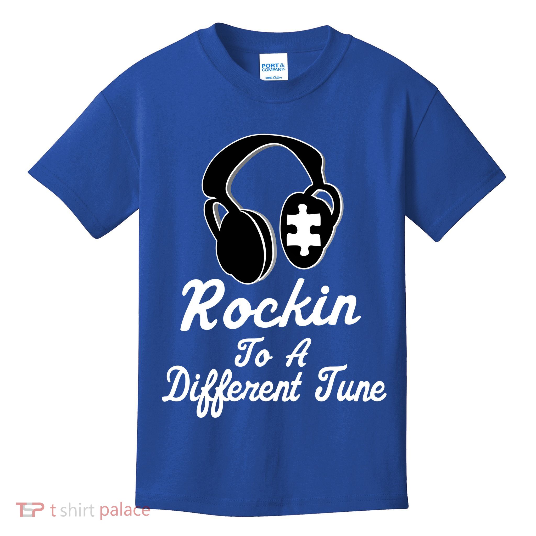Rockin' To A Different Tune Autism Kids T-Shirt