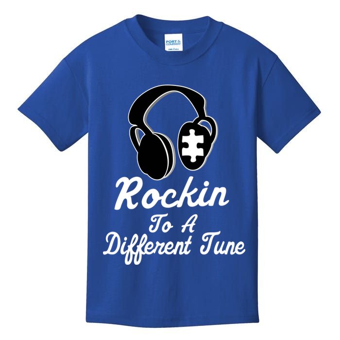 Rockin' To A Different Tune Autism Kids T-Shirt