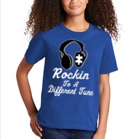 Rockin' To A Different Tune Autism Kids T-Shirt
