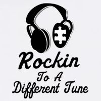Rockin' To A Different Tune Autism Garment-Dyed Sweatshirt