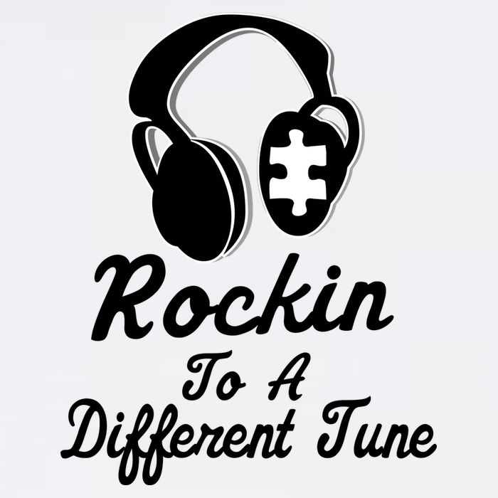 Rockin' To A Different Tune Autism Garment-Dyed Sweatshirt
