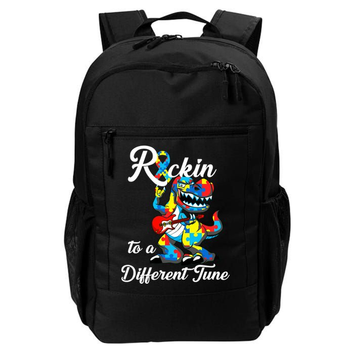 Rockin To A Different Tune Autism Dinosaur Backpack