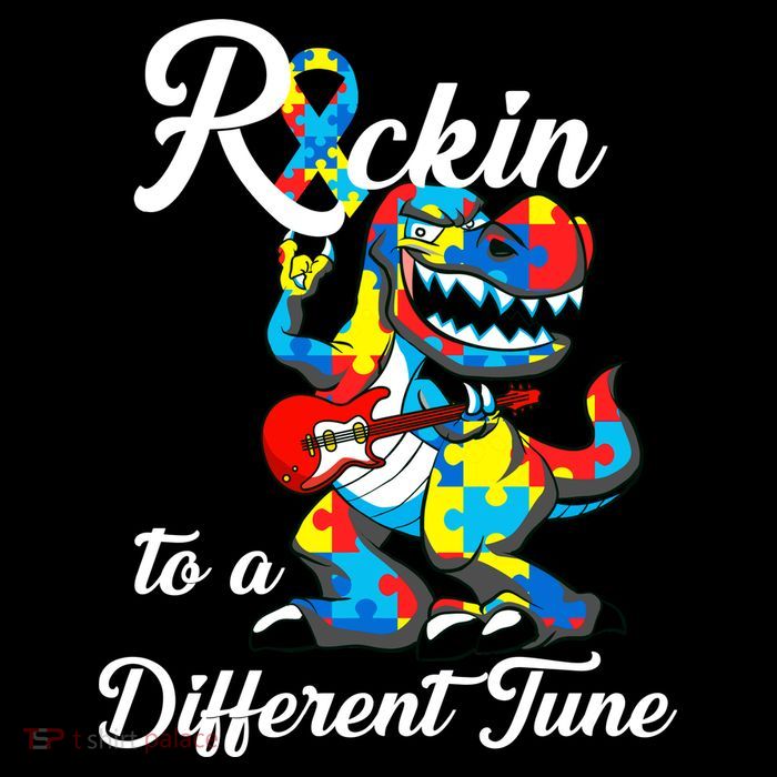 Rockin To A Different Tune Autism Dinosaur Wool Snapback Cap