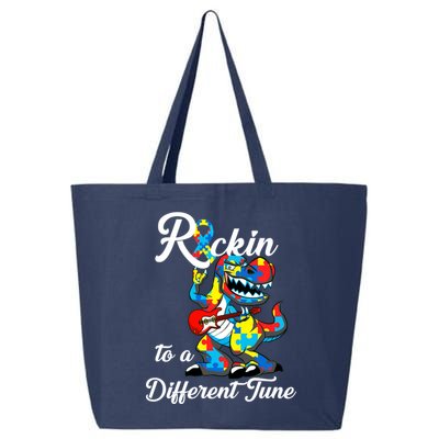 Rockin To A Different Tune Autism Dinosaur 25L Jumbo Tote