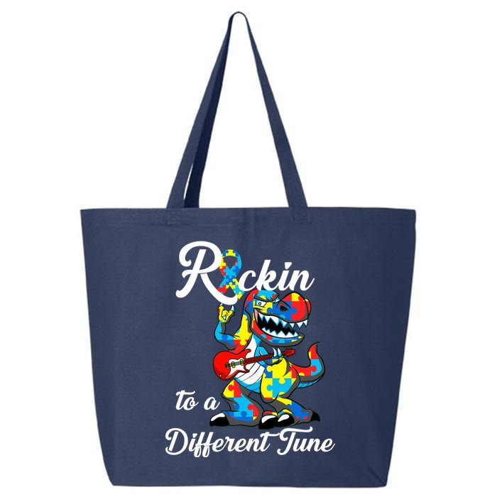 Rockin To A Different Tune Autism Dinosaur 25L Jumbo Tote