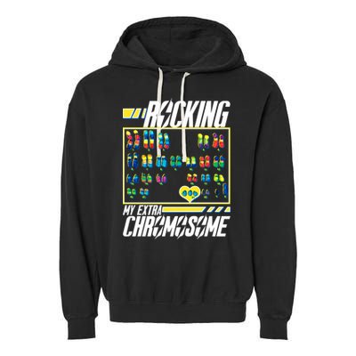 Rocking My Extra Chromosome Garment-Dyed Fleece Hoodie