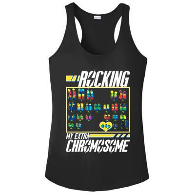Rocking My Extra Chromosome Ladies PosiCharge Competitor Racerback Tank