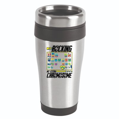 Rocking My Extra Chromosome 16oz Travel Tumbler