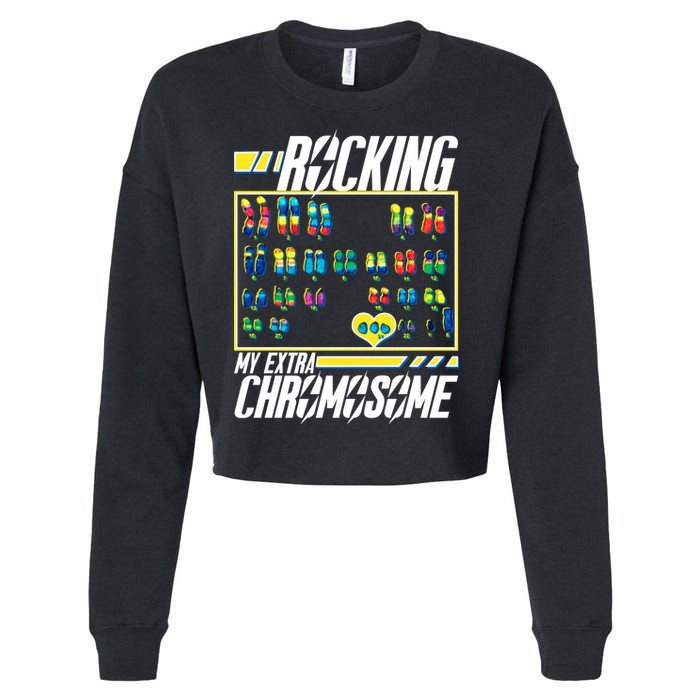 Rocking My Extra Chromosome Cropped Pullover Crew