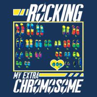 Rocking My Extra Chromosome Cooling Performance Crew T-Shirt