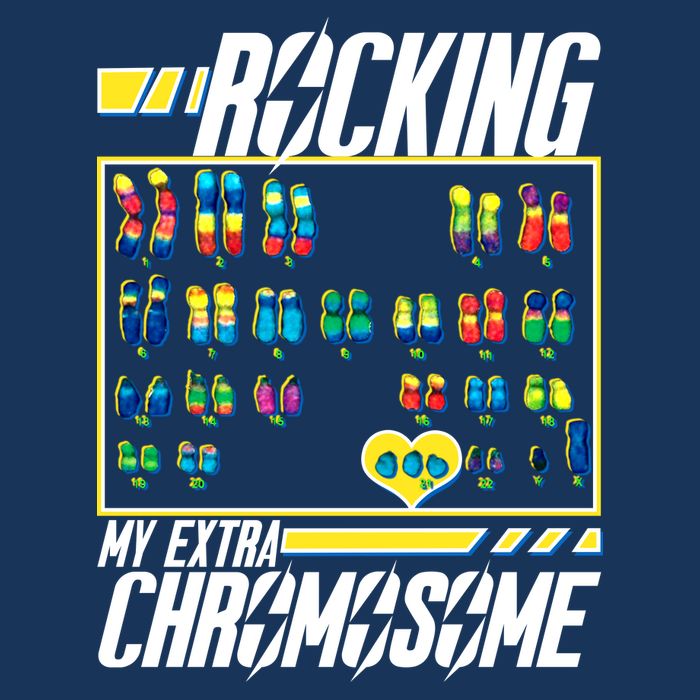 Rocking My Extra Chromosome Cooling Performance Crew T-Shirt