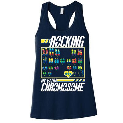 Rocking My Extra Chromosome Women's Racerback Tank