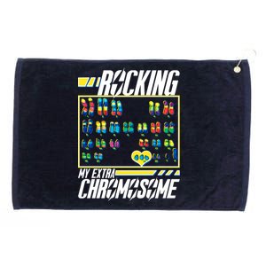 Rocking My Extra Chromosome Grommeted Golf Towel