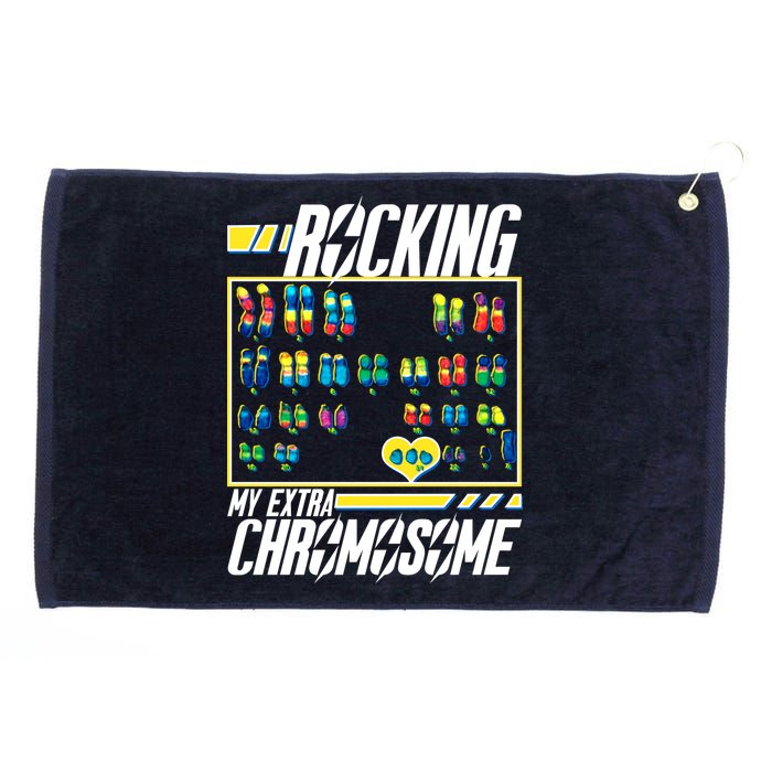 Rocking My Extra Chromosome Grommeted Golf Towel