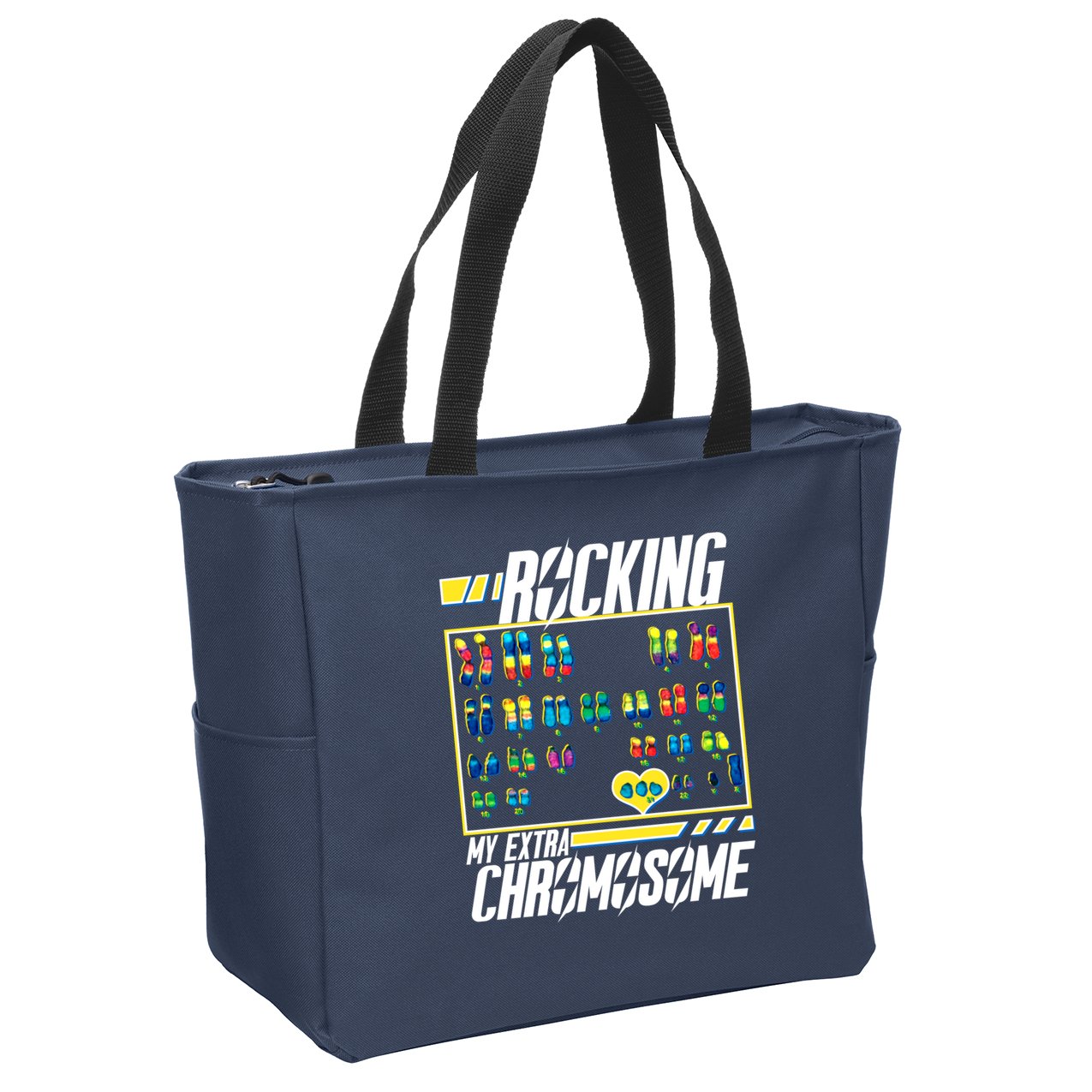 Rocking My Extra Chromosome Zip Tote Bag