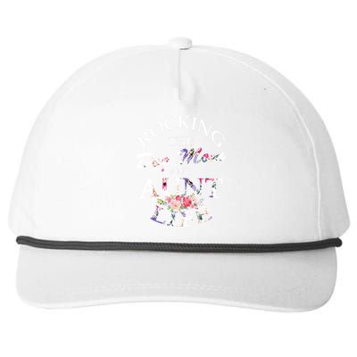 Rocking The Dog Mom And Aunt Life Snapback Five-Panel Rope Hat