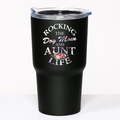 Rocking The Dog Mom And Aunt Life Tumbler