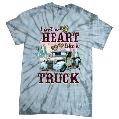 Runs On Dreams And Gasoline I Got A Heart Like A Truck Tie-Dye T-Shirt