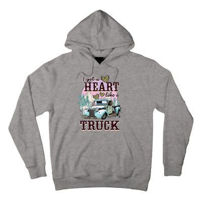 Runs On Dreams And Gasoline I Got A Heart Like A Truck Tall Hoodie