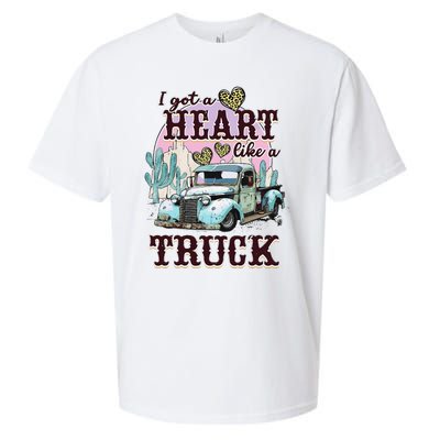 Runs On Dreams And Gasoline I Got A Heart Like A Truck Sueded Cloud Jersey T-Shirt