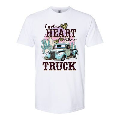 Runs On Dreams And Gasoline I Got A Heart Like A Truck Softstyle CVC T-Shirt