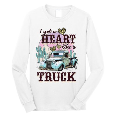 Runs On Dreams And Gasoline I Got A Heart Like A Truck Long Sleeve Shirt