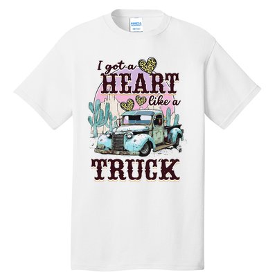 Runs On Dreams And Gasoline I Got A Heart Like A Truck Tall T-Shirt