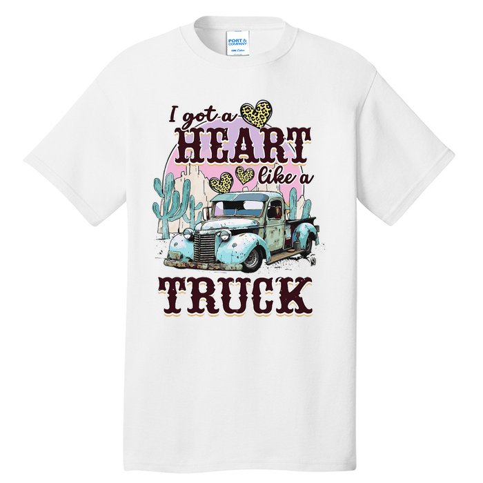 Runs On Dreams And Gasoline I Got A Heart Like A Truck Tall T-Shirt