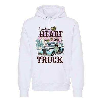 Runs On Dreams And Gasoline I Got A Heart Like A Truck Premium Hoodie