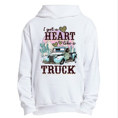 Runs On Dreams And Gasoline I Got A Heart Like A Truck Urban Pullover Hoodie