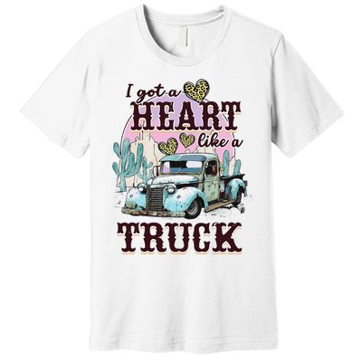 Runs On Dreams And Gasoline I Got A Heart Like A Truck Premium T-Shirt