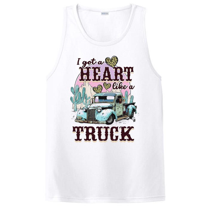 Runs On Dreams And Gasoline I Got A Heart Like A Truck PosiCharge Competitor Tank