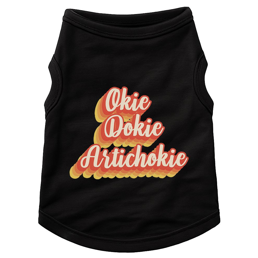 Retro Okie Dokie Artichokie Doggie Tank