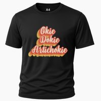 Retro Okie Dokie Artichokie Cooling Performance Crew T-Shirt