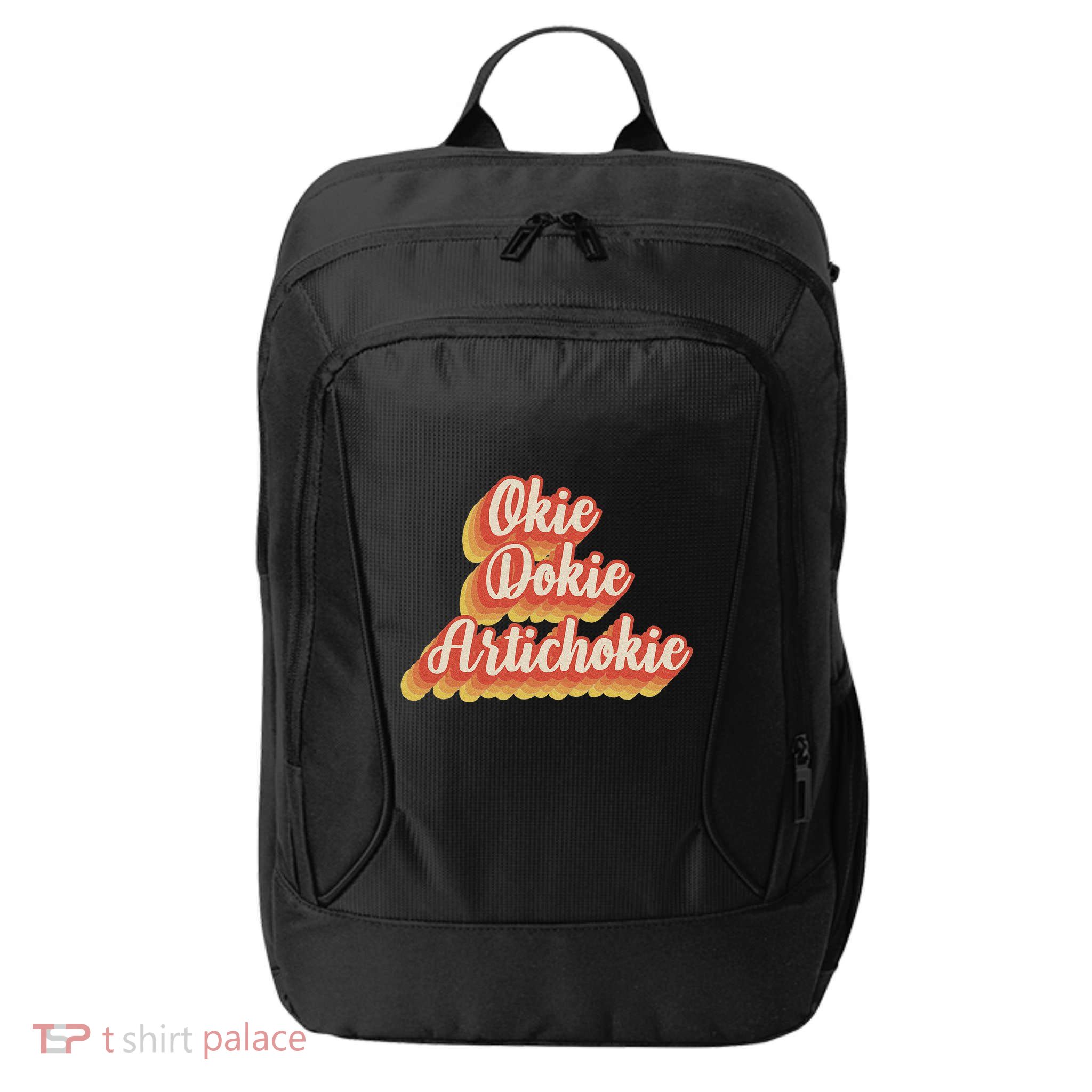 Retro Okie Dokie Artichokie City Backpack