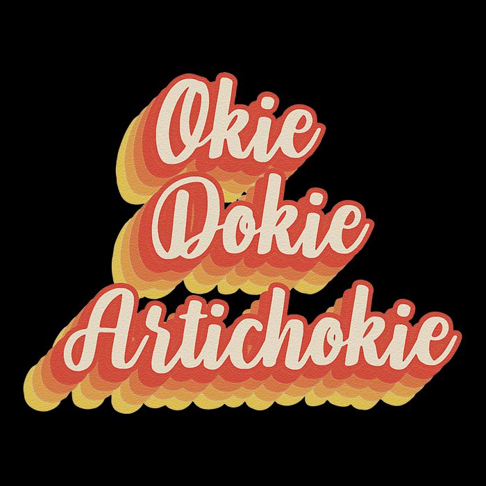 Retro Okie Dokie Artichokie Youth Performance Sprint T-Shirt