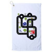 Race On DadS Mat Road On Dad Platinum Collection Golf Towel