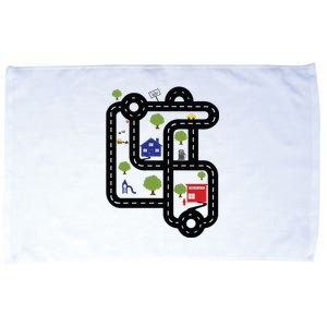 Race On DadS Mat Road On Dad Microfiber Hand Towel