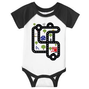 Race On DadS Mat Road On Dad Infant Baby Jersey Bodysuit