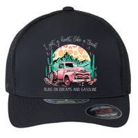 Runs On Dreams And Gasoline I Got A Heart Like A Truck Flexfit Unipanel Trucker Cap