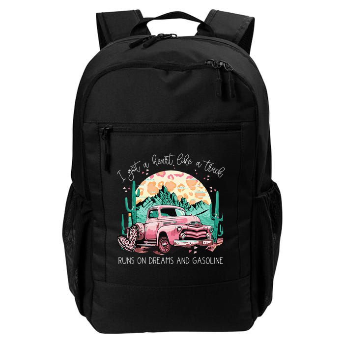Runs On Dreams And Gasoline I Got A Heart Like A Truck Backpack