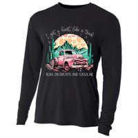 Runs On Dreams And Gasoline I Got A Heart Like A Truck Cooling Performance Long Sleeve Crew